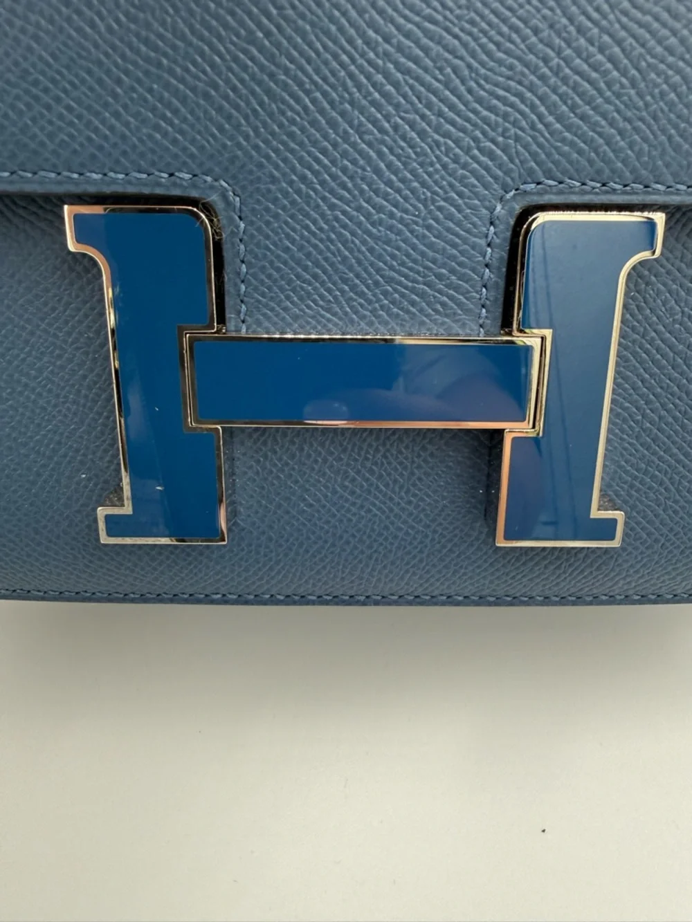 Hermes Constance Crossbody Bag in Navy Blue - Picture 6 of 9